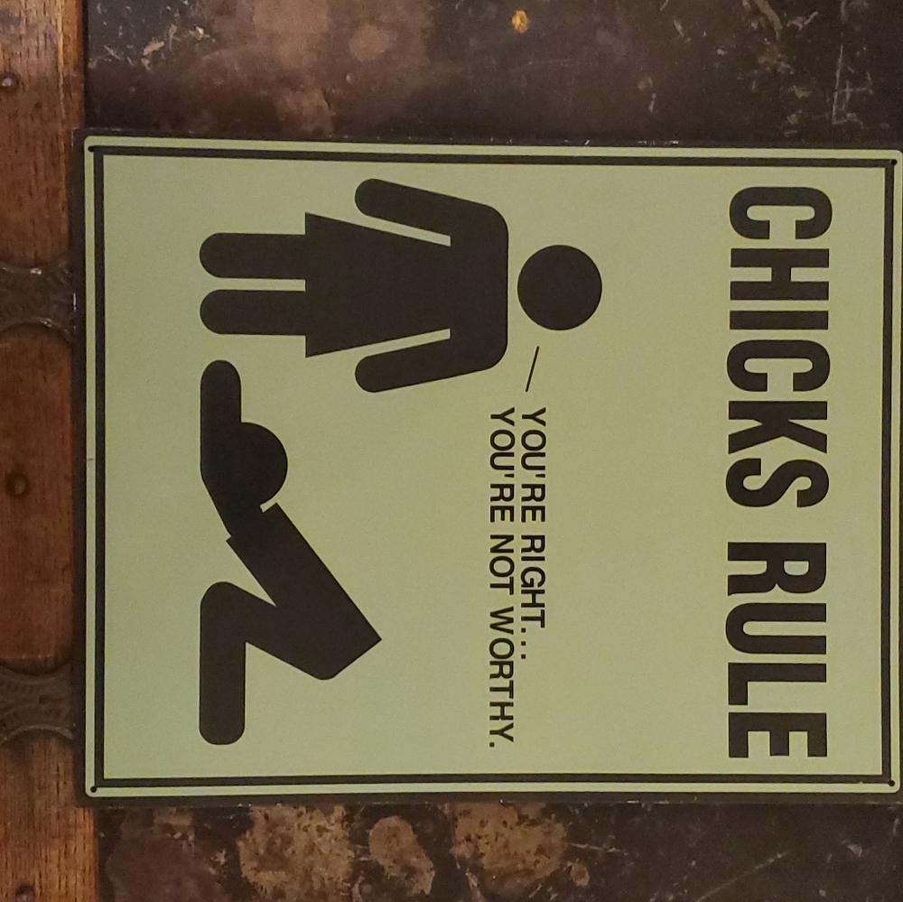 Metal Sign - Chicks Rule